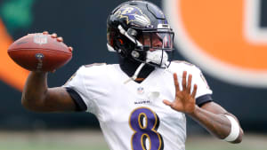 Baltimore Ravens quarterback Lamar Jackson